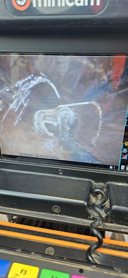 CCTV Survey Image Down Drain