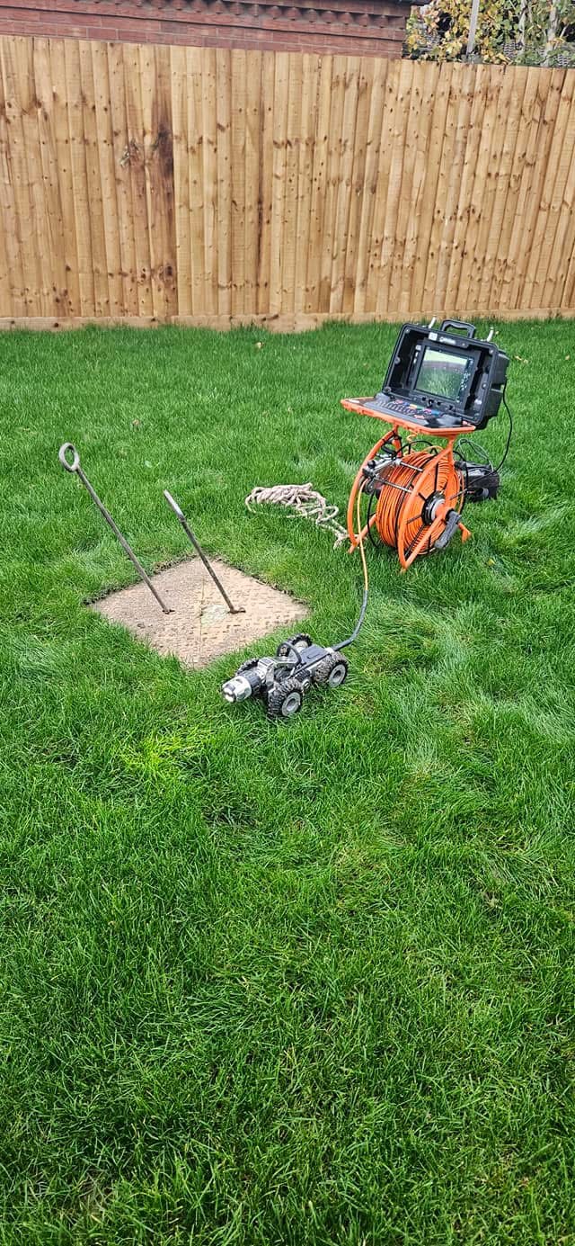 CCTV Drain Survey on Main Sewer in Scunthorpe